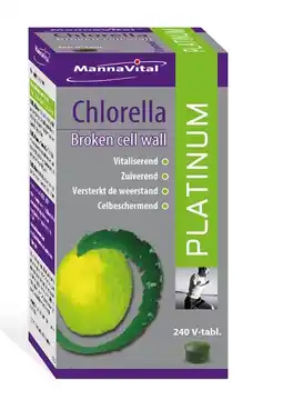 De Online Drogist Mannavital chlorella platinum tabletten aanbieding