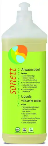De Online Drogist Sonett afwasmiddel lemon 1000ml aanbieding