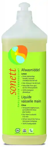 De Online Drogist Sonett afwasmiddel lemon 1000ml aanbieding
