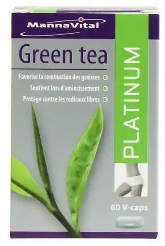 De Online Drogist Mannavital green tea platinum capsules 60st aanbieding
