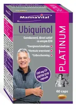 De Online Drogist Mannavital ubiquinol platinum capsules aanbieding