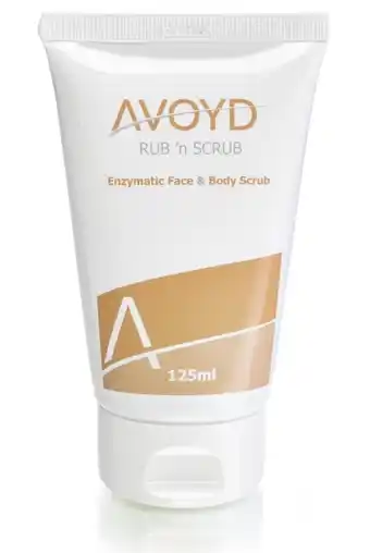 De Online Drogist Avoyd rub n scrub face & body aanbieding