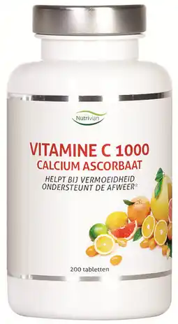 De Online Drogist Nutrivian vitamine c 1000 calcium ascorbaat tabletten aanbieding