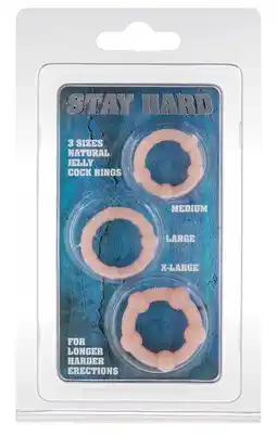 De Online Drogist Stay hard cock rings natural jelly aanbieding
