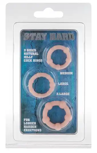 De Online Drogist Stay hard cock rings natural jelly aanbieding