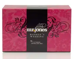 De Online Drogist Mr jones monkey&aposs wedding thee zakjes aanbieding