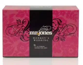 De Online Drogist Mr jones monkey&aposs wedding thee zakjes aanbieding