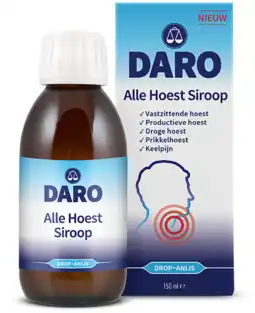 De Online Drogist Daro alle hoest siroop aanbieding