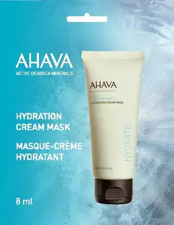 De Online Drogist Ahava masker hydration single use aanbieding