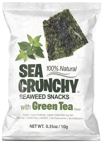 De Online Drogist Sea crunchy zeewiersnacks groene thee aanbieding