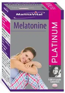 De Online Drogist Mannavital melatonine platinum smelttabletten aanbieding