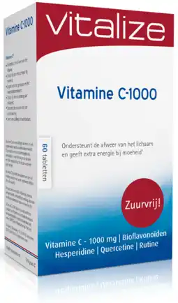 De Online Drogist Vitalize vitamine c-1000 mg zuurvrij tabletten 60tb aanbieding