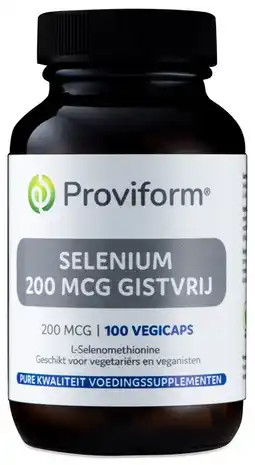 De Online Drogist Proviform selenium 200mcg gistvrij capsules aanbieding