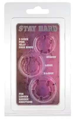 De Online Drogist Stay hard cock rings pink aanbieding