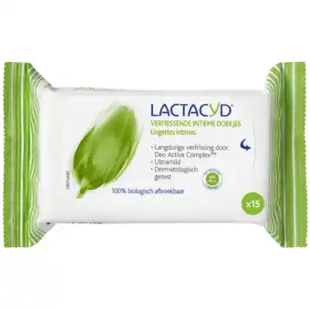 De Online Drogist Lactacyd verfrissende tissues aanbieding