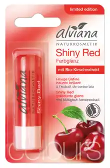 De Online Drogist Alviana lipverzorging shiny red aanbieding