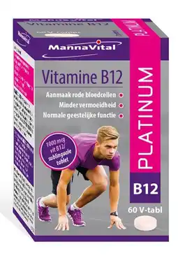De Online Drogist Mannavital vitamine b12 platinum tabletten aanbieding