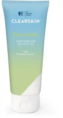 De Online Drogist Dr. van der hoog clearskin face wash tube aanbieding