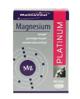 De Online Drogist Mannavital magnesium platinum 90st aanbieding