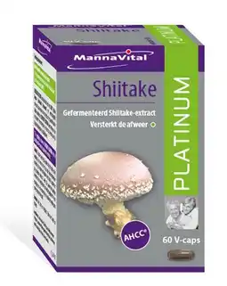 De Online Drogist Mannavital shiitake platinum capsules aanbieding
