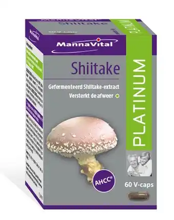 De Online Drogist Mannavital shiitake platinum capsules aanbieding