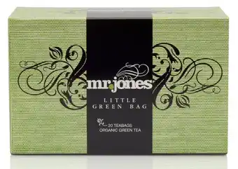 De Online Drogist Mr jones little green bag thee zakjes aanbieding