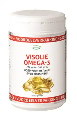 De Online Drogist Nutrivian visolie omega 3 voordeelverpakking capsules aanbieding