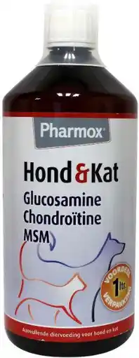 De Online Drogist Pharmox glucosamine hond & kat 1000ml aanbieding