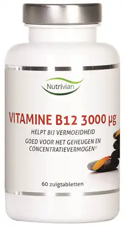 De Online Drogist Nutrivian vit b12 3000mcg tabletten aanbieding