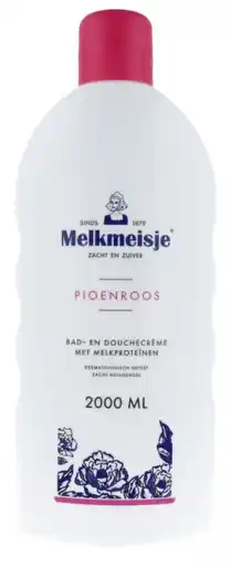 De Online Drogist Melkmeisje pioenroos bad- en douchecrème aanbieding
