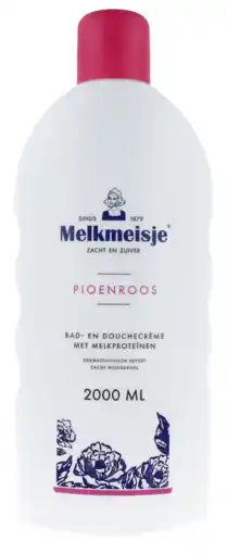 De Online Drogist Melkmeisje pioenroos bad- en douchecrème aanbieding
