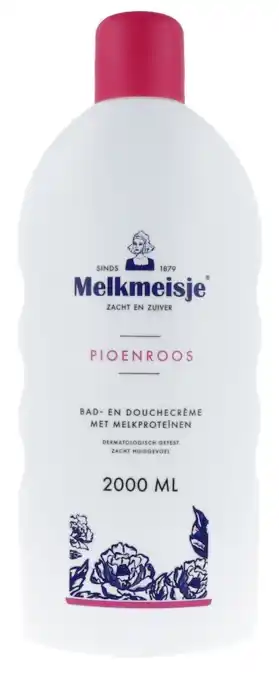 De Online Drogist Melkmeisje pioenroos bad- en douchecrème aanbieding