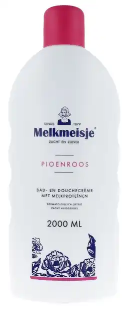 De Online Drogist Melkmeisje pioenroos bad- en douchecrème aanbieding