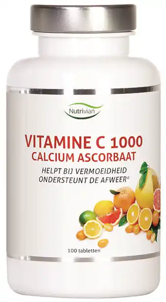 De Online Drogist Nutrivian vitamine c 1000 calcium ascorbaat tabletten aanbieding