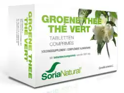 De Online Drogist Soria natural groene thee 600mg tabletten 60st aanbieding