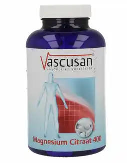 De Online Drogist Vascusan magnesium citraat 400 tabletten 200st aanbieding