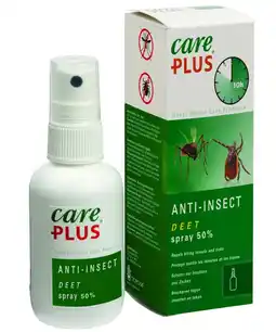 De Online Drogist Care plus anti-insect deet spray 50% aanbieding