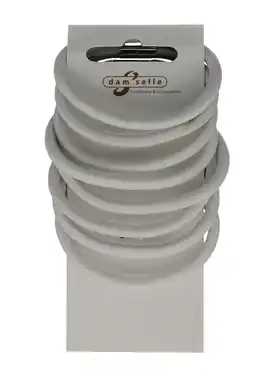 De Online Drogist Damselle haarelastiek wit aanbieding