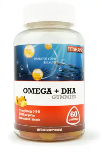 De Online Drogist Fitshape omega + dha gummies aanbieding