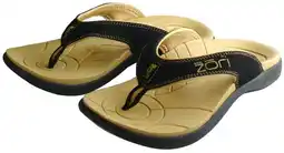 De Online Drogist Zori teenslippers beige/zwart maat 8 aanbieding