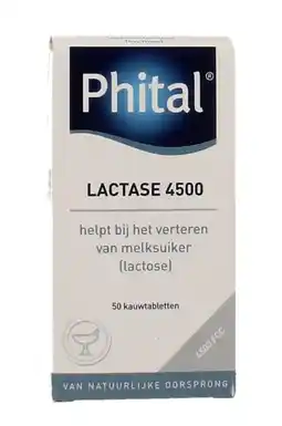 De Online Drogist Phital lactase 4500 kauwtabletten aardbei aanbieding