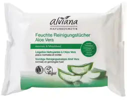 De Online Drogist Alviana reinigingsdoekjes aloe vera aanbieding