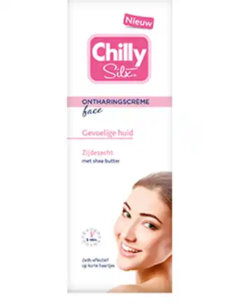De Online Drogist Chilly silx ontharingscreme gezicht gevoelige huid aanbieding