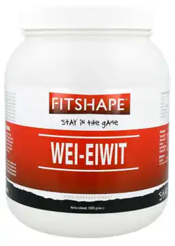 De Online Drogist Fitshape wei eiwit vanille aanbieding