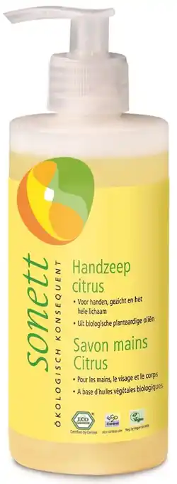De Online Drogist Sonett handzeep citrus pompje aanbieding