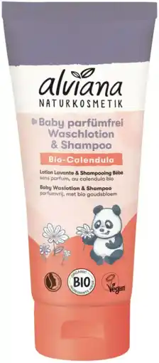 De Online Drogist Alviana baby waslotion shampoo aanbieding