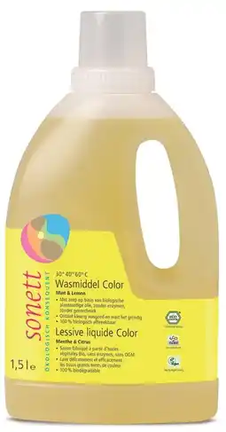 De Online Drogist Sonett wasmiddel vloeibaar color aanbieding