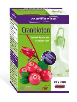 De Online Drogist Mannavital cranbioton capsules aanbieding