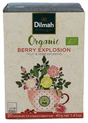 De Online Drogist Dilmah organic berry explosion thee aanbieding