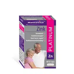 De Online Drogist Mannavital zink platinum capsules aanbieding